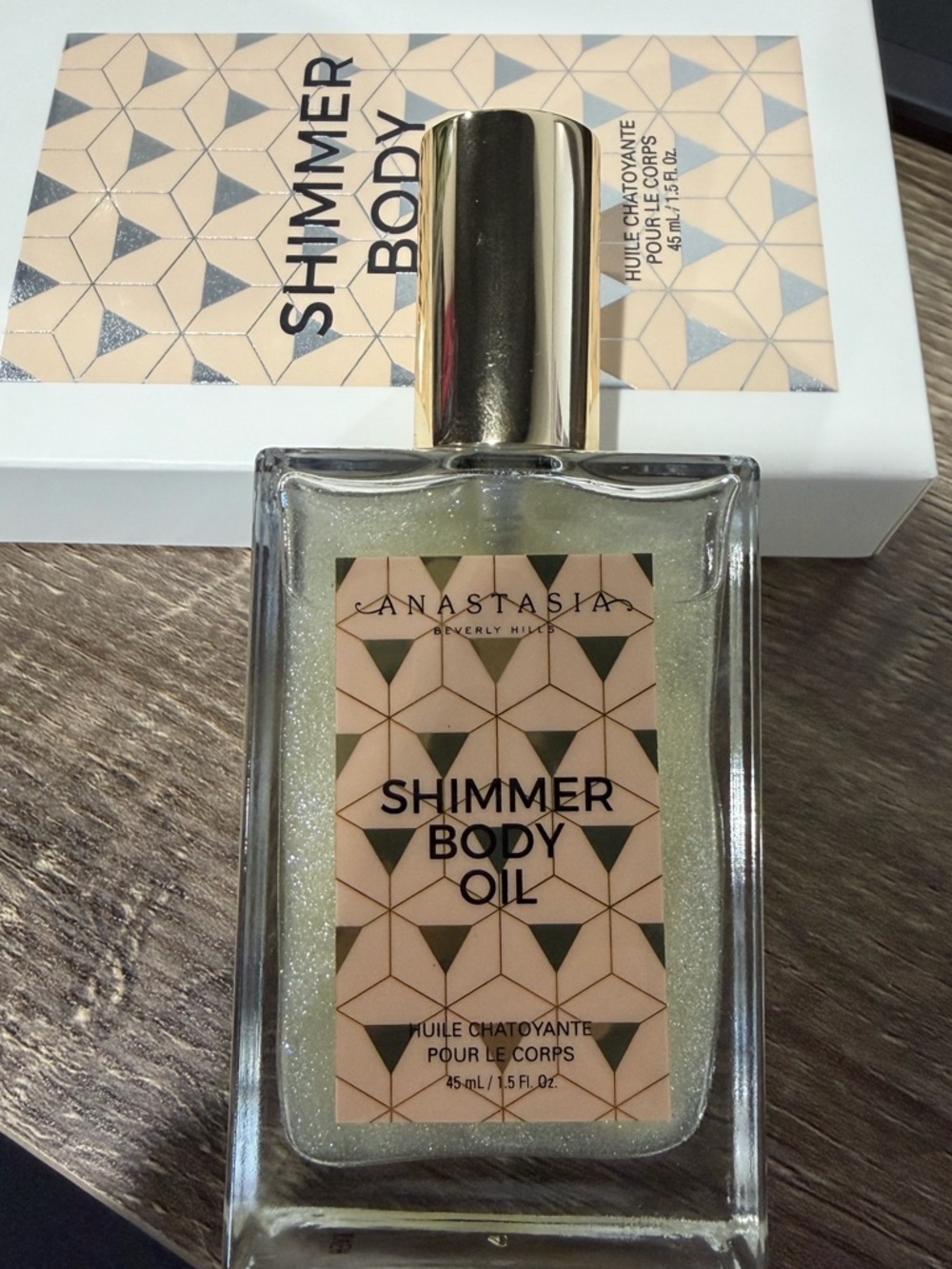 Anastasia Beverly Hills Shimmer Body Oil White